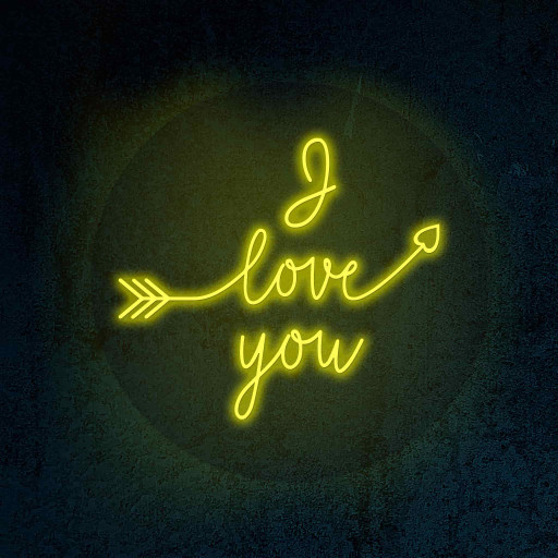 LED Neon Flex | \"I love you\"