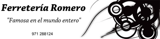 Lona publicitaria Ferretería Romero 2000mm x 500mm