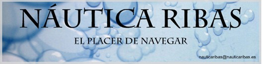 Rótulo sin iluminación una cara Náutica Ribas 2000mm x 500mm