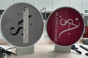 Fabricación de banderolas redondas