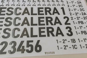 Fabricantes de letras de PVC en España