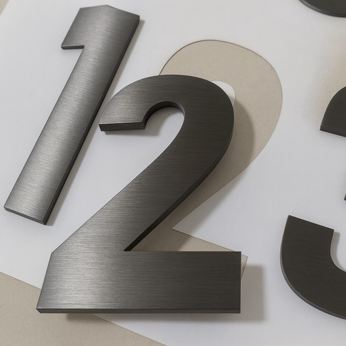 Letras de acero AISI 316