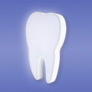 Rótulo Luminoso Muela para dentistas