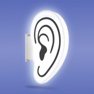 Banderola luminosa Oreja para Centros auditivos