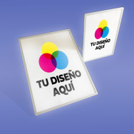 Marco LED premium A4 y A3 para pósters  |  Diseño ultrafino