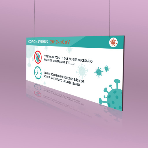 Carteles para Techo Informativo Coronavirus Carteles para Techo Informativo Coronavirus