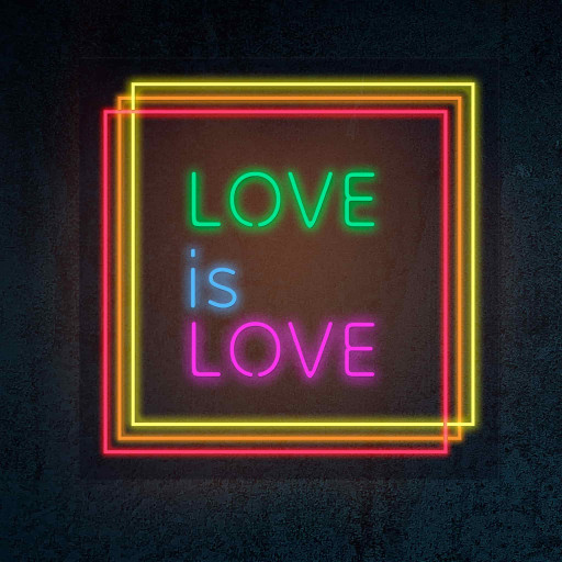 LED Neon Flex | \"Love is Love\"