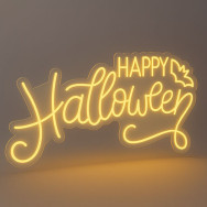 LED Neón Flex | Halloween | Happy Halloween 70x35 cm