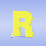 Letras recortadas de PVC color