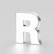 Letras Corpóreas Metalizadas en Oro Cobre Bronce... Iluminación Frontal