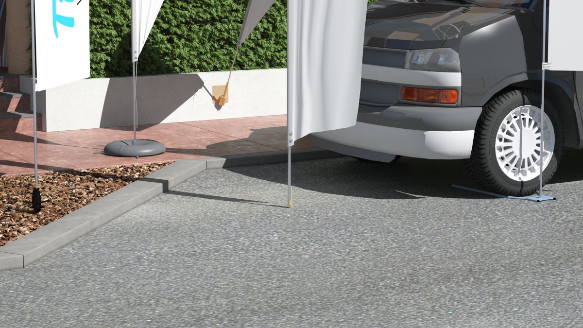 fly banner rectangular empresa