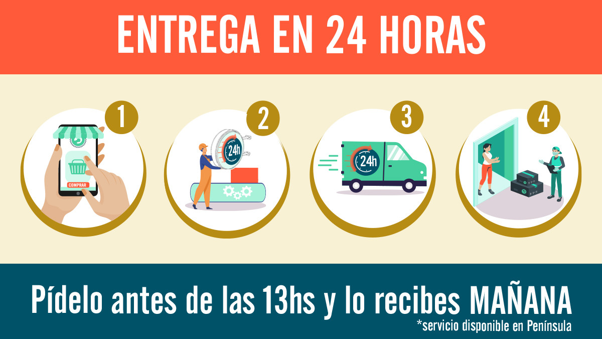 mampara enrollable transparente 24h