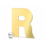 Letras Recortadas de Metal Macizo Metalizado