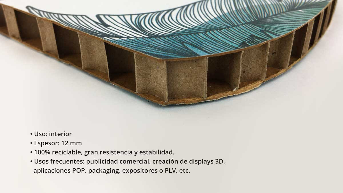 Impresión sobre Beeboard (panel abeja)