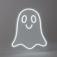 LED Neón Flex | Halloween | Fantasma 45x50 cm