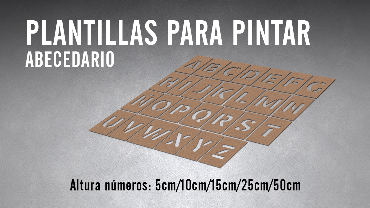 Plantillas de Letras para Pintar