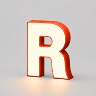 Letras Corpóreas de Aluminio con Iluminacion Frontal