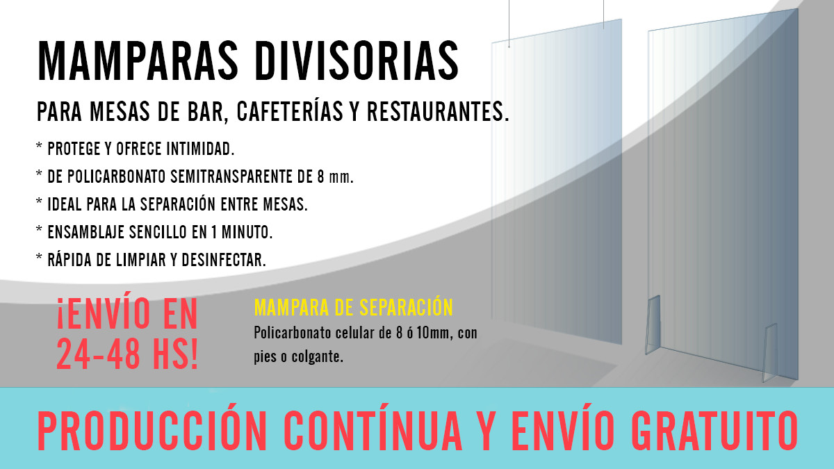 mampara restaurante