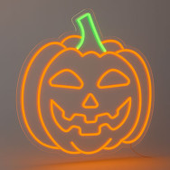 LED Neón Flex | Halloween | Calabaza 60x60 cm