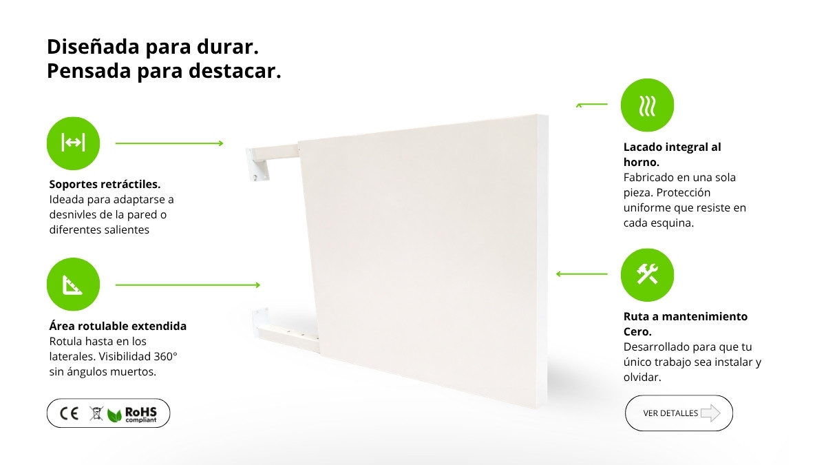 banderola soporte extensible