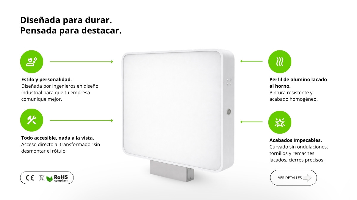 banderola luminosa dos caras