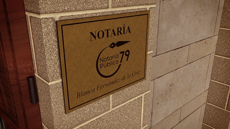 placas grabadas de latón