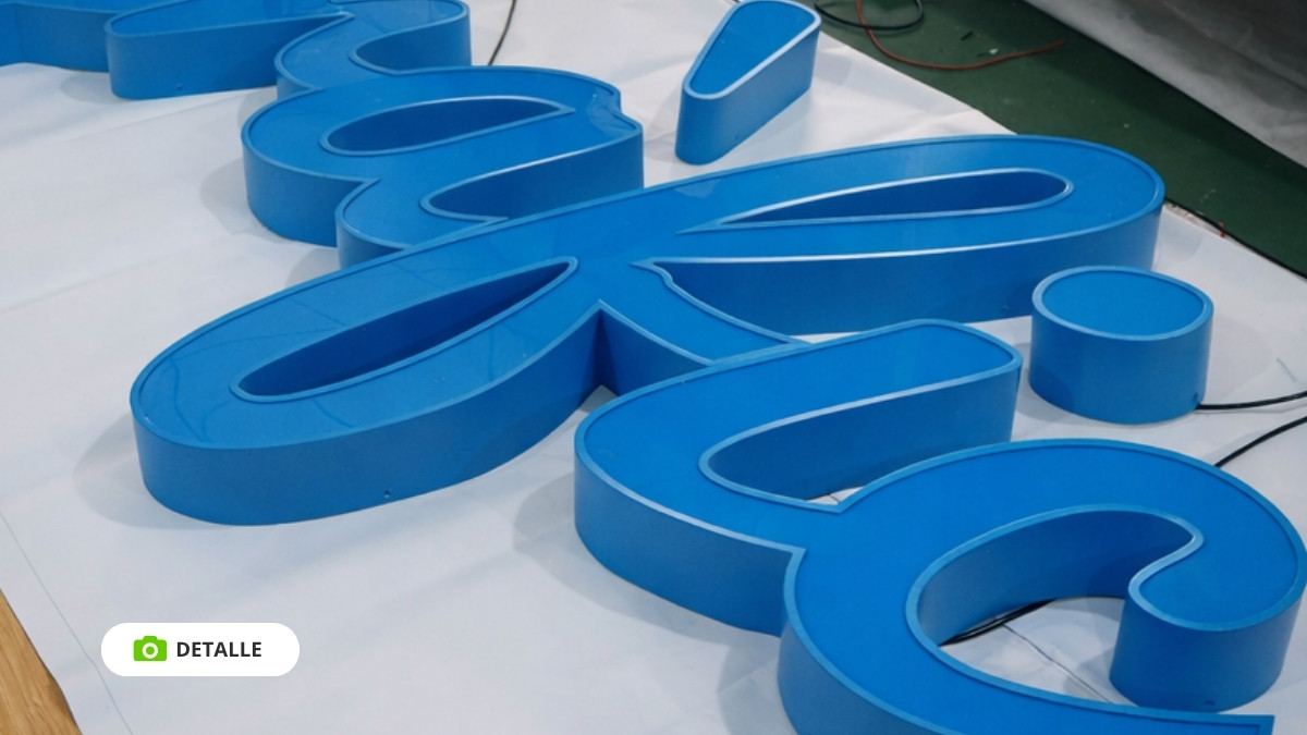letras luminosas