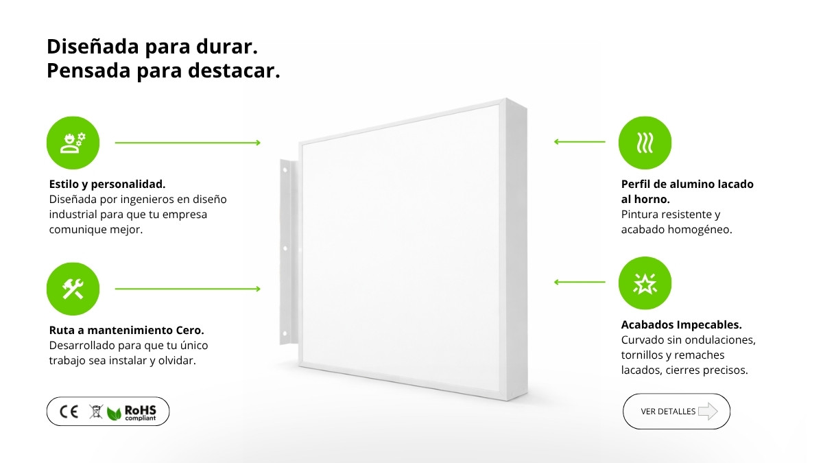 banderola luminosa personalizada