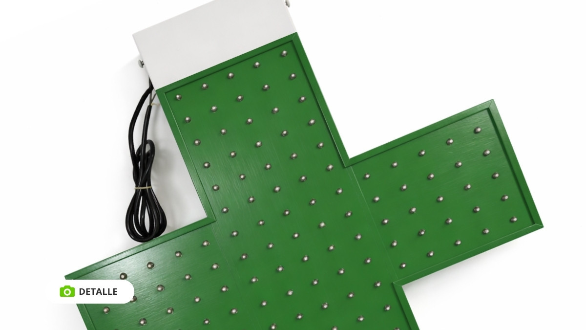 Banderola Cruz de Farmacia LED pixel