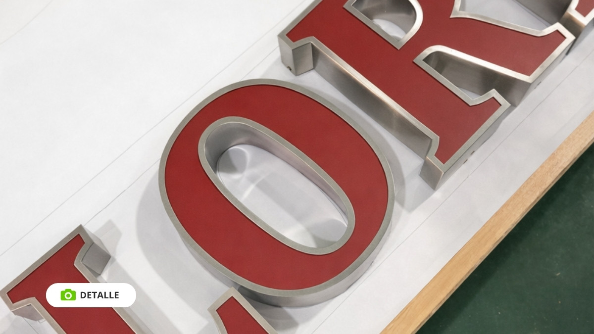 letras de acero