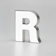 Letras Corpóreas Metalizadas en Oro Cobre Bronce... Iluminación Frontal